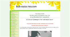 Desktop Screenshot of bulk-essiac-tea.com