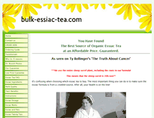Tablet Screenshot of bulk-essiac-tea.com